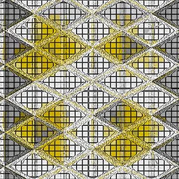 Neutral colored triangles geometric knitted pattern イラスト素材