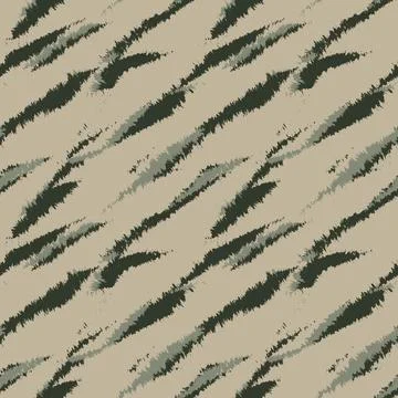 Neutral Colour Abstract Brush Strokes Seamless Pattern Design イラスト素材