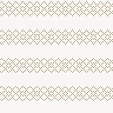 Neutral Colour Argyle Fair Isle Seamless Pattern Design Illustrazione stock