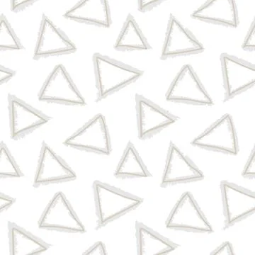 Neutral Colour Geometric Triangles Seamless Pattern Design Illustrazione stock