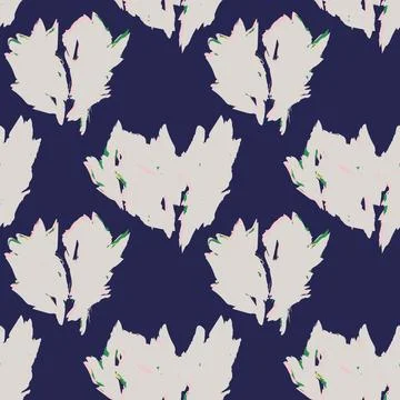 Neutral Colour Heart shape seamless pattern design Иллюстрация