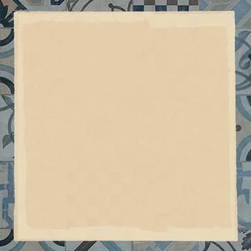 Neutral cream-colored paper base with frame Stock Illustration