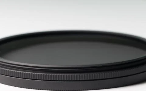 Neutral density filter for dslr camera Stock Photos