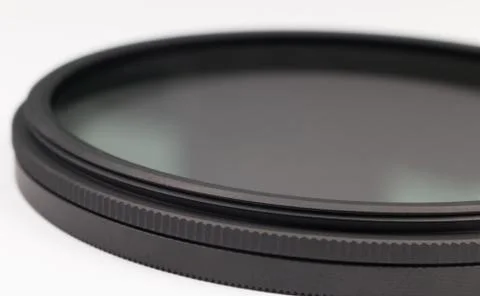 Neutral density filter for dslr camera Stock Photos