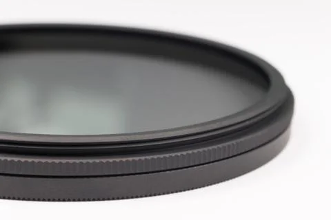 Neutral density filter for dslr camera Stock Photos