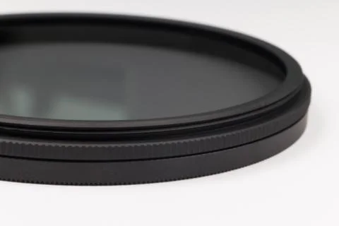 Neutral density filter for dslr camera Stock Photos