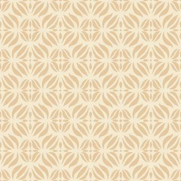 Neutral Floral Seamless Pattern Stock Illustration
