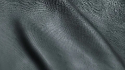 Neutral gray fabric background waving in the wind. Easy to colorize to any color Video stock 77849275