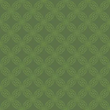 Neutral Seamless Celtic Knotwork Pattern. Stock Illustration