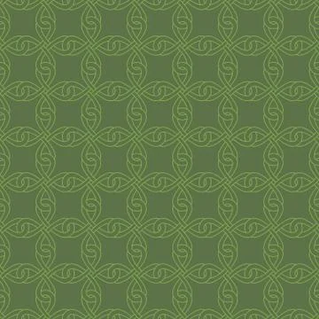Neutral Seamless Celtic Knotwork Pattern. Stock Illustration