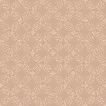 Neutral Seamless Celtic Knotwork Pattern. Stock Illustration