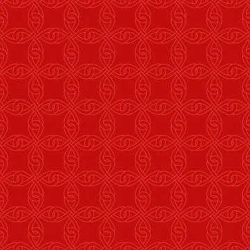 Neutral Seamless Celtic Knotwork Pattern. Stock Illustration