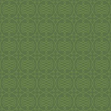 Neutral Seamless Linear Flourish Pattern. Stock Illustration