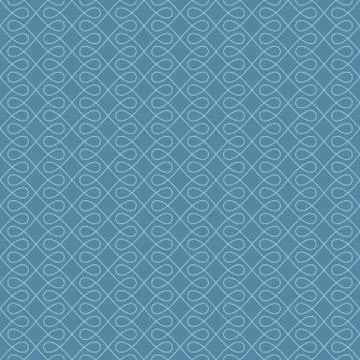 Neutral Seamless Linear Flourish Pattern. Illustrazione stock