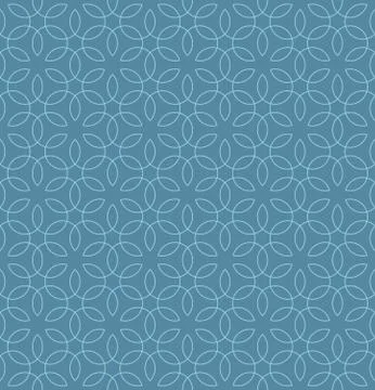 Neutral Seamless Linear Flourish Pattern. イラスト素材