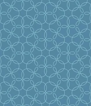 Neutral Seamless Linear Flourish Pattern. イラスト素材