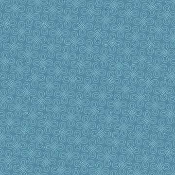 Neutral Seamless Linear Flourish Pattern. Illustrazione stock