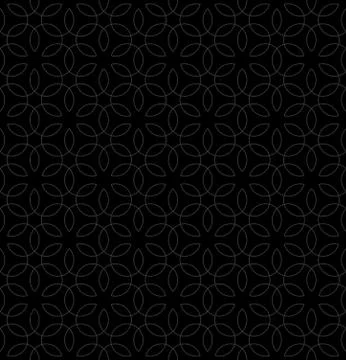 Neutral Seamless Linear Flourish Pattern. イラスト素材