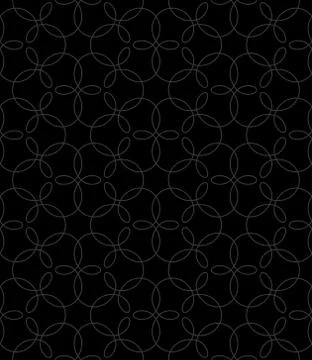 Neutral Seamless Linear Flourish Pattern. Illustrazione stock