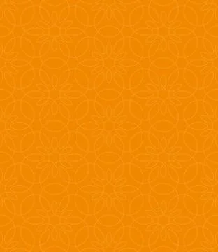 Neutral Seamless Linear Flourish Pattern. 库存插图