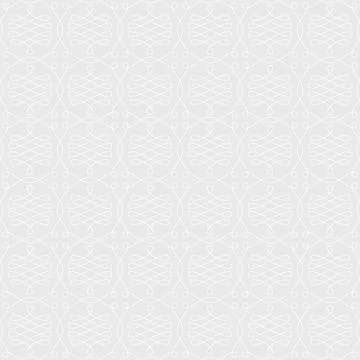 Neutral Seamless Linear Flourish Pattern. イラスト素材