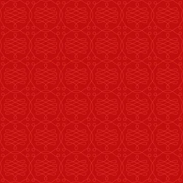 Neutral Seamless Linear Flourish Pattern. イラスト素材