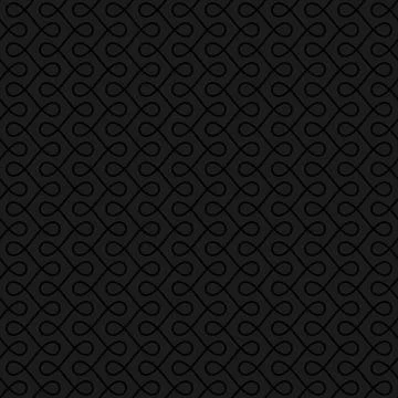 Neutral Seamless Linear Flourish Pattern for Retro Design. Stock Illustration
