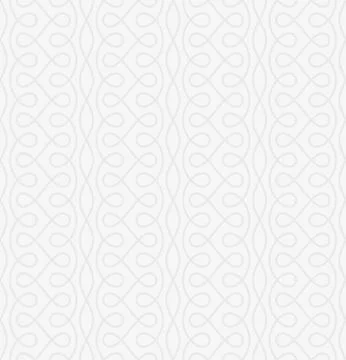 Neutral Seamless Linear Flourish Pattern for Retro Design. Stock Illustration