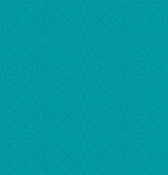 Neutral Seamless Linear Flourish Pattern for Retro Design. Illustrazione stock