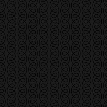 Neutral Seamless Linear Flourish Pattern for Retro Design. Illustrazione stock