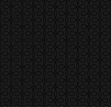 Neutral Seamless Linear Flourish Pattern for Retro Design. Illustrazione stock