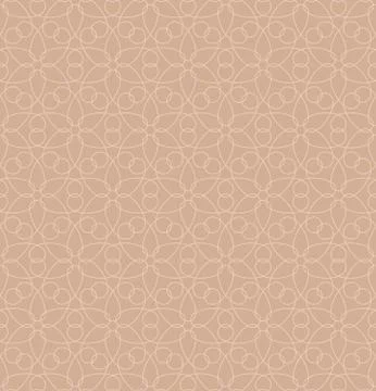 Neutral Seamless Linear Geometric Pattern. 스톡 일러스트