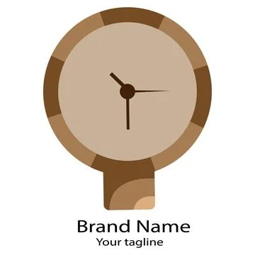 Neutral Time logo Illustrazione stock