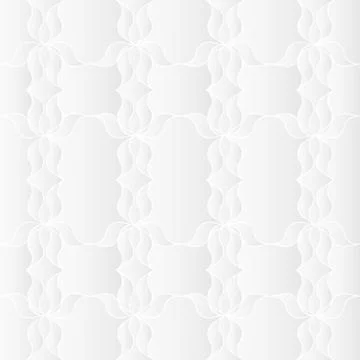 Neutral White Floral Texture Stock Illustration