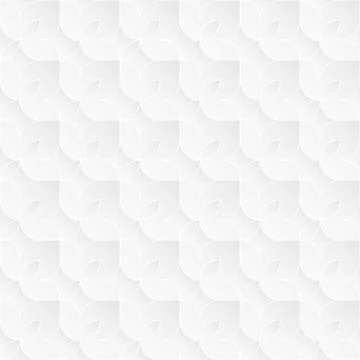 Neutral White Floral Texture Stock Illustration