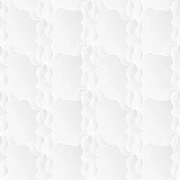 Neutral White Floral Texture Stock Illustration