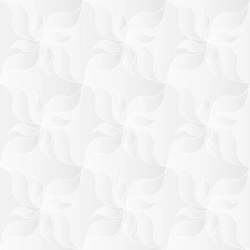 Neutral White Floral Texture Stock Illustration
