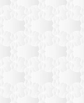 Neutral White Floral Texture Stock Illustration