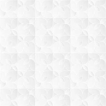 Neutral White Floral Texture Stock Illustration