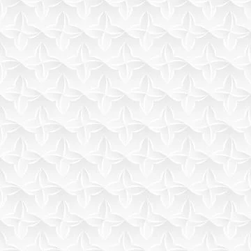 Neutral White Floral Texture Stock Illustration