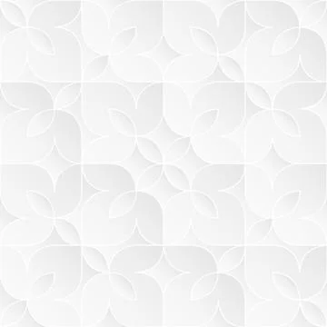 Neutral White Floral Texture Stock Illustration
