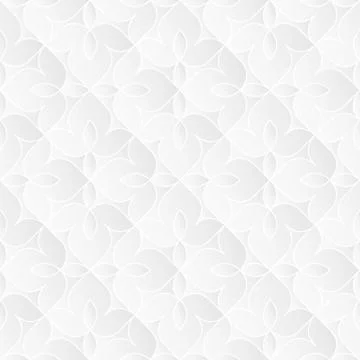 Neutral White Floral Texture Stock Illustration
