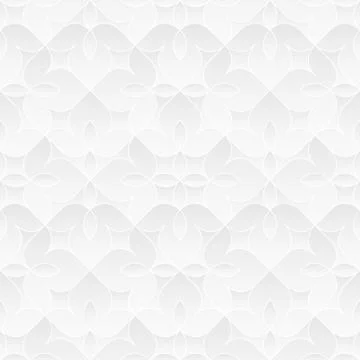 Neutral White Floral Texture Stock Illustration