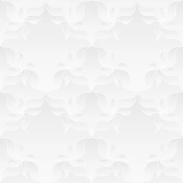 Neutral White Floral Texture Stock Illustration