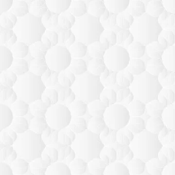 Neutral White Floral Texture Stock Illustration