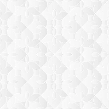 Neutral White Floral Texture Stock Illustration