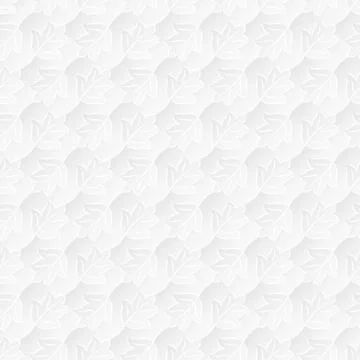 Neutral White Leafy Texture Stock Illustration