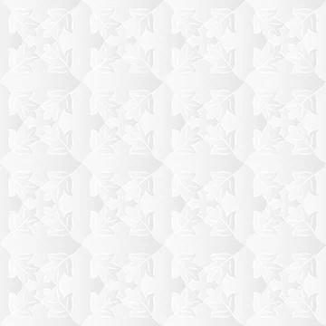 Neutral White Leafy Texture Stock Illustration