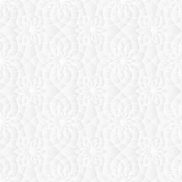 Neutral White Sacred Geometry Texture Stock Illustration
