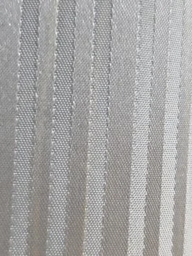 Neutral Woven Fabric Texture with Vertical Stripes for Background Design Stock Photos